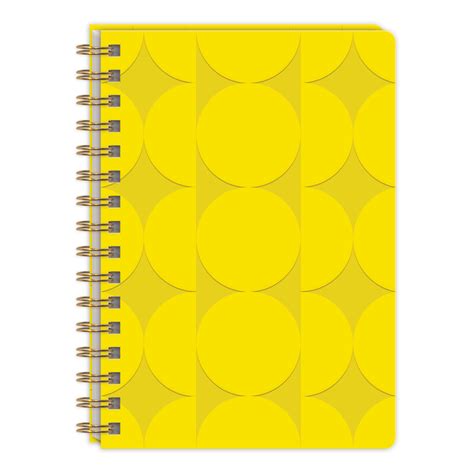 Statement Shapes Yellow Spiral Journal Molly Rex