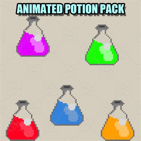 Animated Pixel Art Potion Pack Gamedev Market Hot Sex Picture