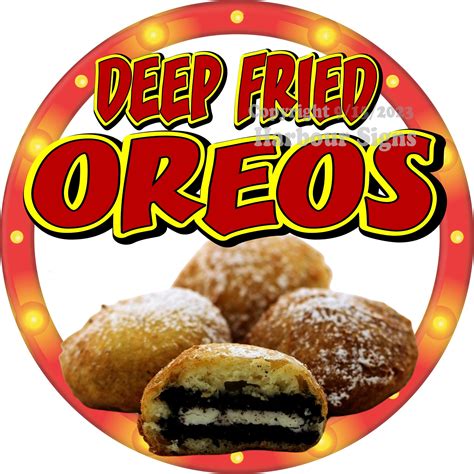 Deep Fried Oreos Decal Food Truck Concession Vinyl Sticker C2 Harbour