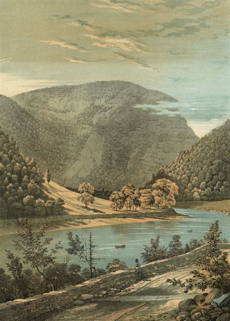 Delaware Water Gap By James Fuller Queen Artvee