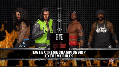 Ewe Extreme Rules Fatal Way Match Youtube