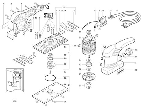 Hans Sauer GmbH Ersatzteile Metabo SR 10 23 Schwingschleifer