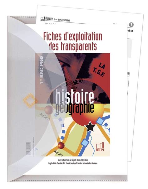 Amazon Fr Histoire G Ographie Re Bac Pro Transparents Et