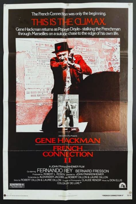 French Connection 2 (1975) – Original One Sheet Movie Poster ...