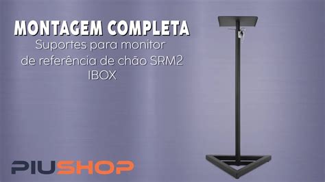 Kit Suportes Para Caixa Monitor De Refer Ncia De Ch O Srm Ibox