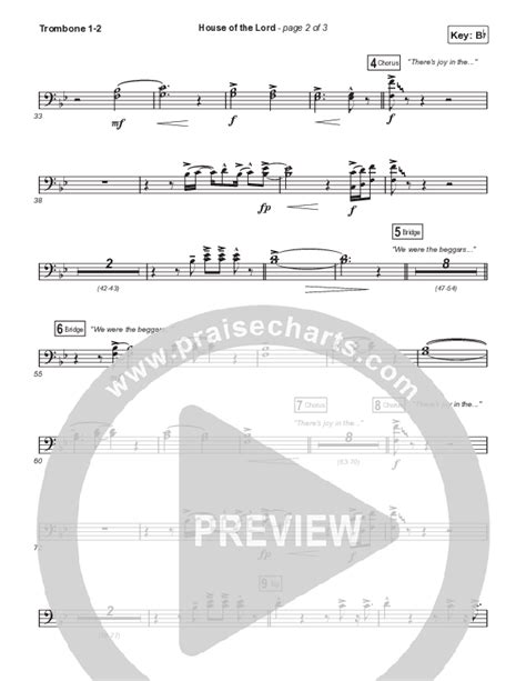 House Of The Lord Choral Anthem Satb Trombone Sheet Music Pdf