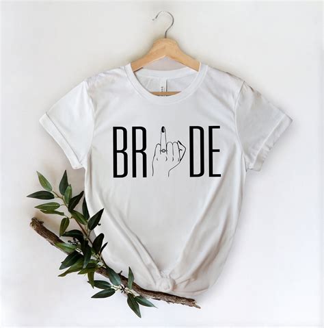 Ring Finger Shirt Bride To Be Bridal T Bridal Party Etsy