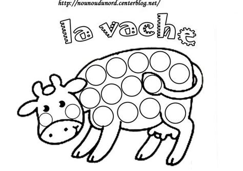 Coloriage La Vache Gommette