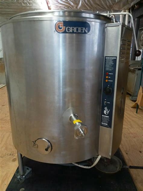 Groen Ah1e 60 Natural Gas Stationary Self Contained Steam Kettle