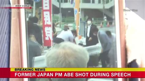 Lancien Premier Ministre Japonais Abe Shinzo Victime Dune Attaque Par