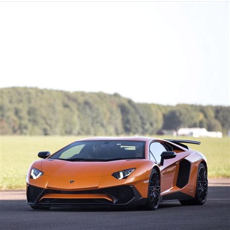 Lamborghini Aventador Super Veloce Coupe Painted In Arancio Atlas Photo