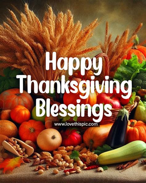 Happy Thanksgiving Blessings Pictures Photos And Images For Facebook