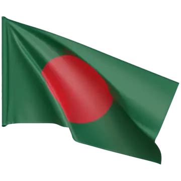 Bangladesh Flag Waving Transparent Bangladesh Flag With Pole