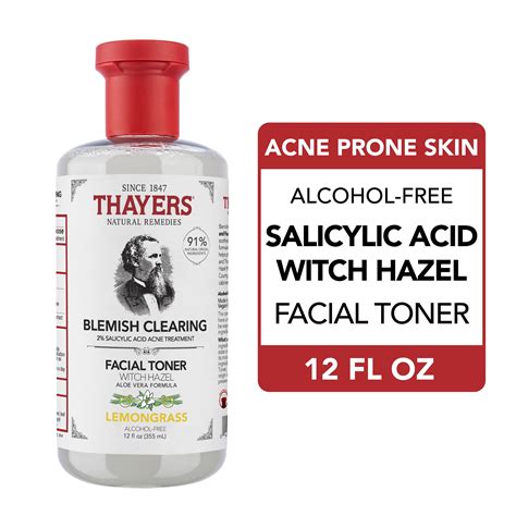 Thayers Blemish Clearing Salicylic Acid And Witch Hazel Acne Face Toner