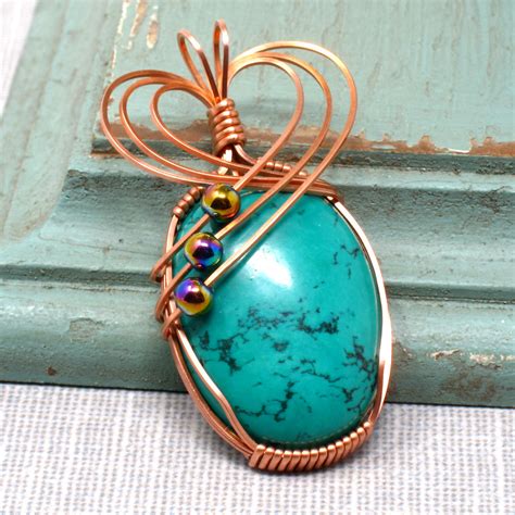 Basic Wire Wrapped Cabochon Pendant Tutorial Homestrung Jewelry