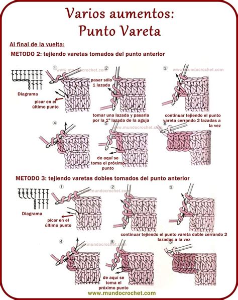 Como Realizar Aumentos Y Disminuciones En Crochet O Ganchillo