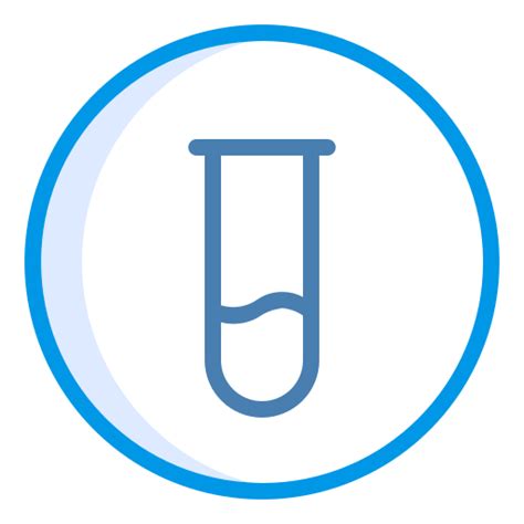 Test Tube Generic Blue Icon