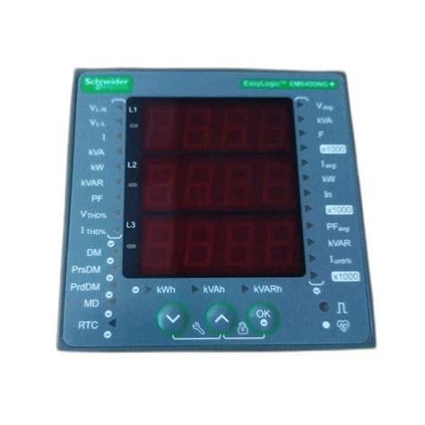 Single Phase Led Schneider EM6400NG Plus Multifunction Energy Meter