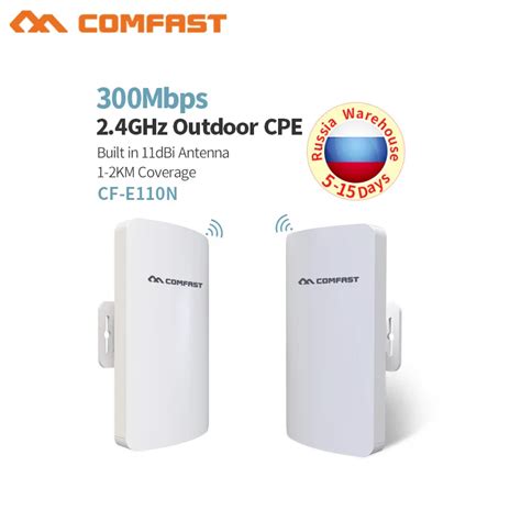 Pcs Comfast Cf E N Mbps Ghz Outdoor Mini Wireless Ap Bridge