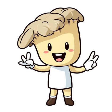 Premium Ai Image Cartoon Boy With A White Shirt And Brown Pants