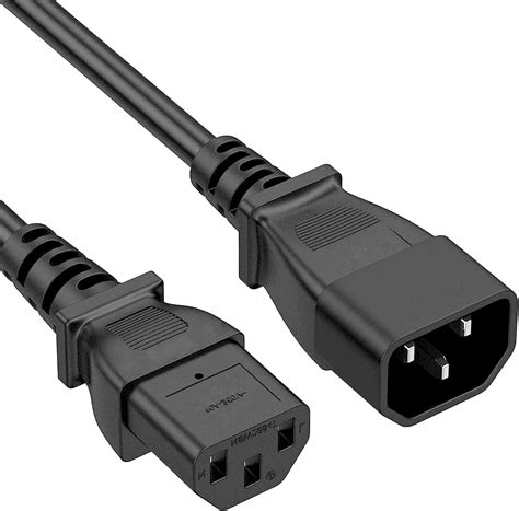 CABLEPELADO Cable de extensión alimentación C14 a C13 IEC 320 C13 a