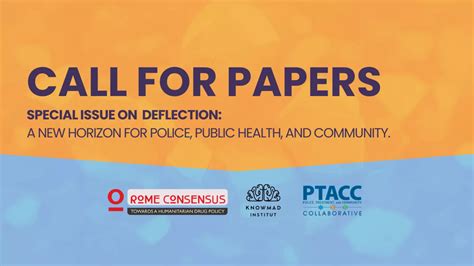 Call For Papers Special Issue On “deflection A New Horizon For Police