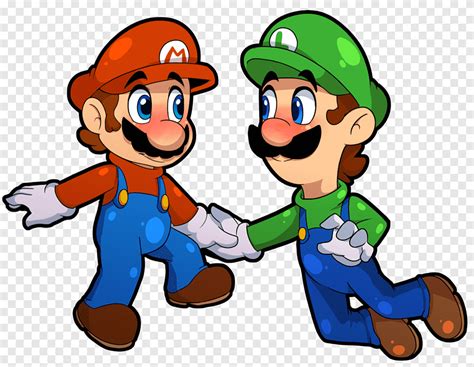 Mario And Luigi Superstar Saga Character Lovely Penguins Love Hand Png Pngegg