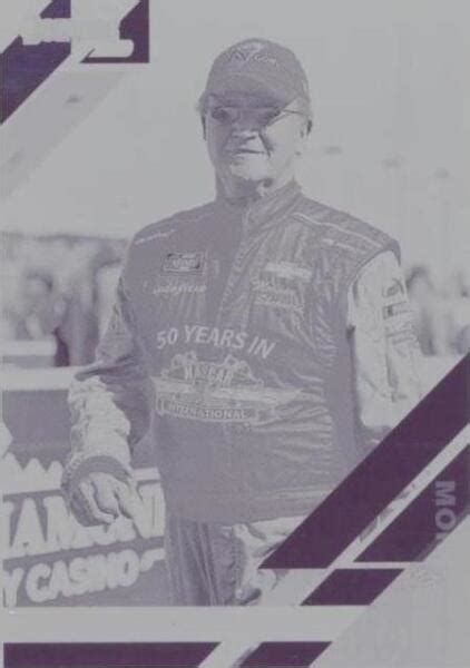 Panini Donruss Nascar Printing Plate Magenta Morgan Shepherd