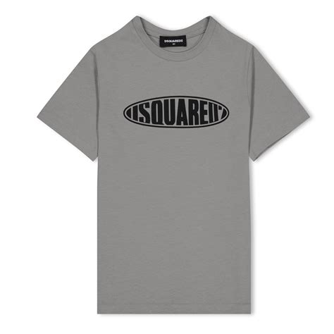 Dsquared2 Dsq Logo T Shirt Jn42 Kids Regular Fit T Shirts Flannels