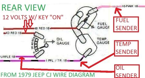 Jeep Fuel Gauge Wiring Diagram Schematic