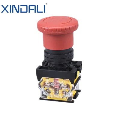 Xdl Es Mushroom Emergency Stop Turn To Release Push Button Switch