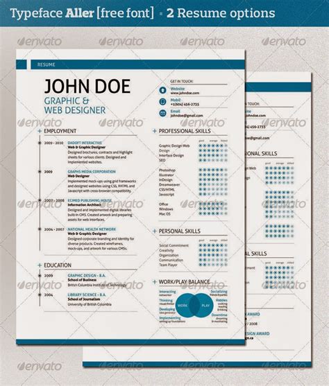 Psd Free Templates Graphicriver 3 Piece Swiss Style Resume Set