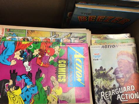 A Collection Of Vintage British Comics Including Fleetway Library