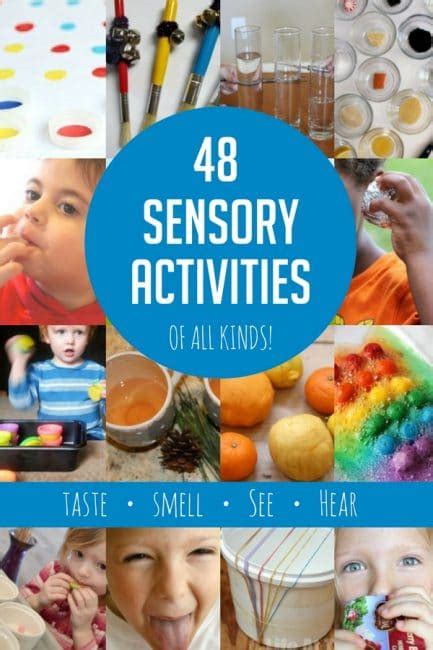 48 Sensory Activities to Explore Taste, Smell, Sound & Sight