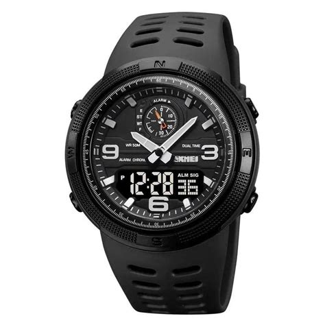 Jual SKMEI Jam Tangan Digital Analog Pria Sporty 1655 Jakmall