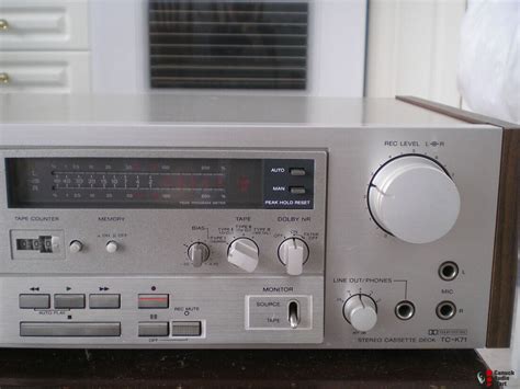 Vintage Sony Tc K Stereo Cassette Deck Head Tape Recorder