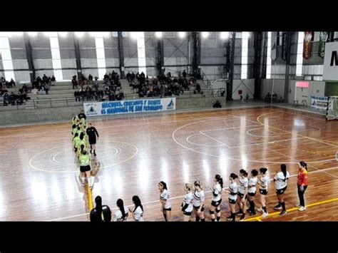 San Fernando Handball Damas Juniors Vs Sag Polvorines Youtube