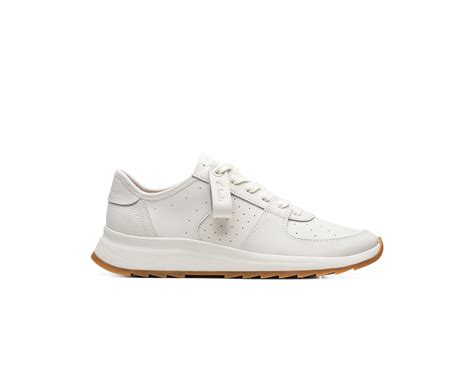 Clarks Dashlite Run Γυναικεία Ανατομικά Sneakers Λευκά 26172006