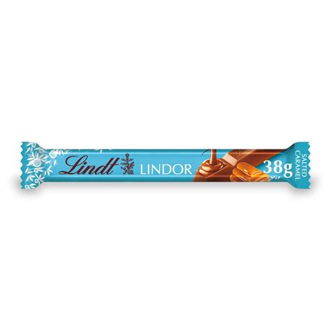 Lindt Lindor Salted Caramel Milk Chocolate Treat Bar 38g Best One