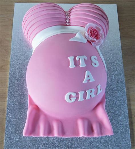 Pregnant Belly Cake Decorated Cake By Astrid CakesDecor