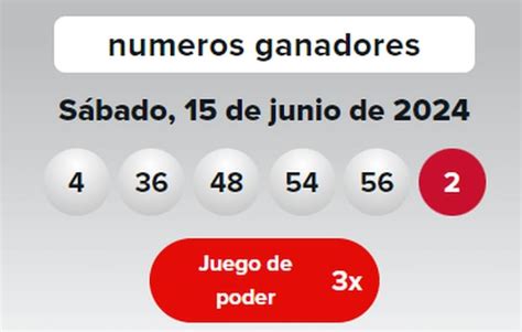 Los Números Ganadores De Powerball Del Sábado 15 De Junio Usa Depor