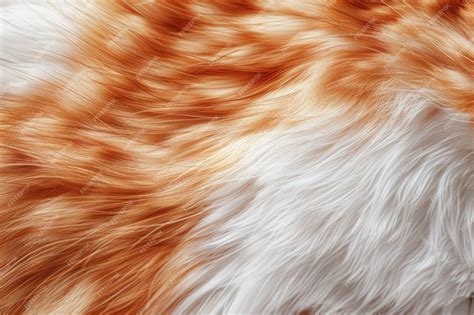 Premium Photo Cat Fur Texture Background Ginger And White Cat Fur Texture