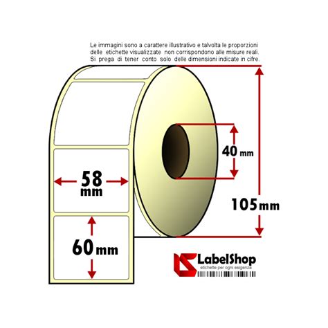 Etichette In Carta Vellum Per Stampa A Trasferimento Termico