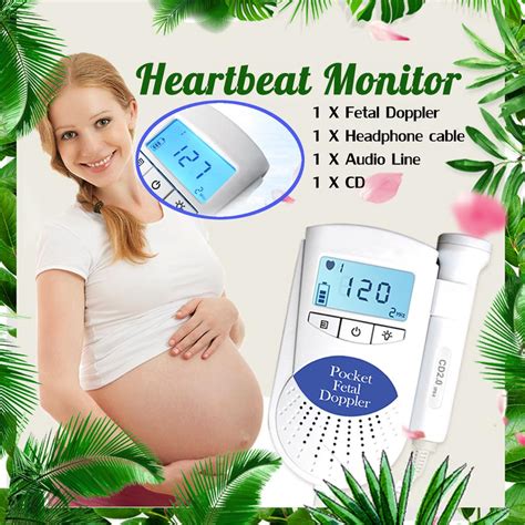 Lcd Ekran Fetal Doppler Dedekt R Bebek Kalp At Monit R Sa L K Prob