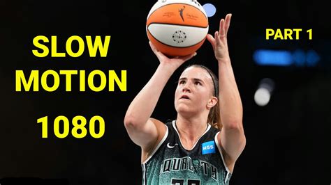 Sabrina Ionescu Shooting Form Slow Motion 1080 HD Part 1 YouTube