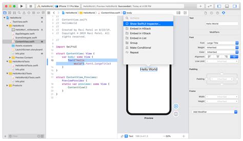 使用 Swiftui 创建 App 界面 简体中文文档 Apple Developer