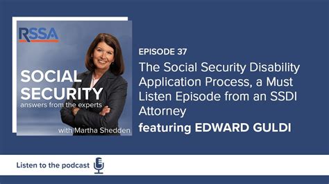 Ep37the Social Security Disability Application Process A Must Listen Episode From An Ssdi