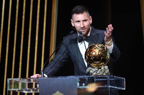 Lionel Messi's Louis Vuitton Tambour During 67th Ballon D'Or Ceremony ...