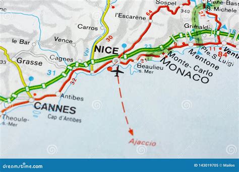 Nice Map France Printable Vector City Plan Editable S