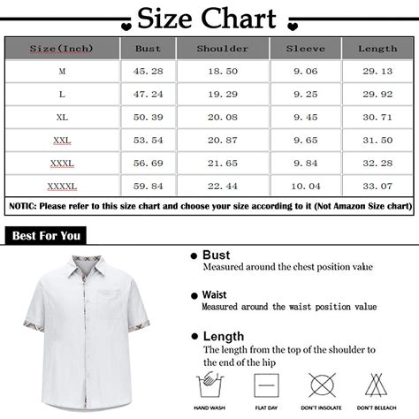 Pwidon Mens Shirts Wrinkle Free Short Sleeve Dress Shirts Hawaiian